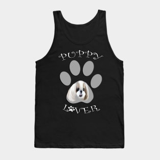 Shih-Tzu Custom Gifts Dog Lover Gifts, Shih Tzu Mom & Dad Gift Paw Print Puppy Lover Graphic Tank Top